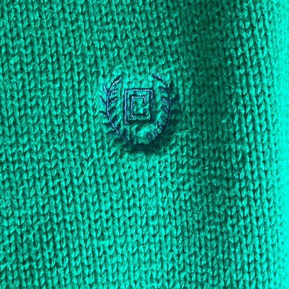 Chaps Vibrant Green Crewneck Sweater - Picture 3 of 4